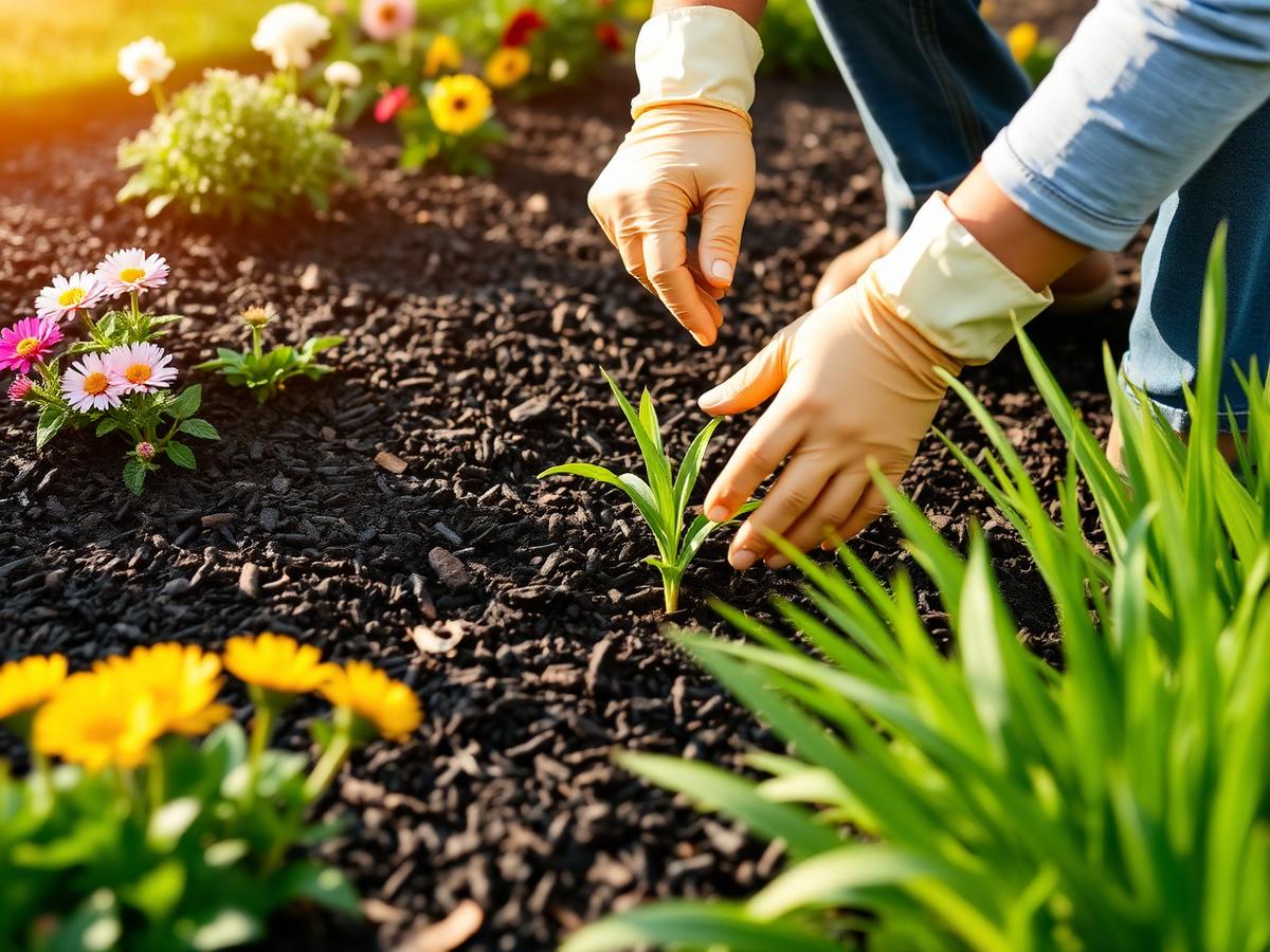 Weeding Flower Beds